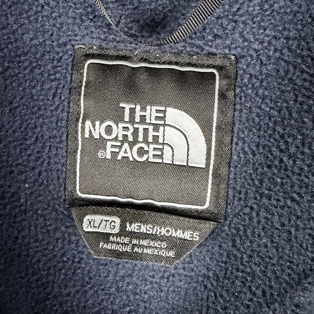 The NORTH FACE Denali Zip Fleece Polartec Vented Jacket Sweater Blue Gray Men XL